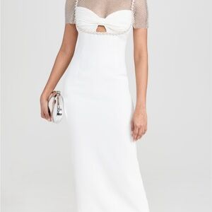Elegant White Evening Dress